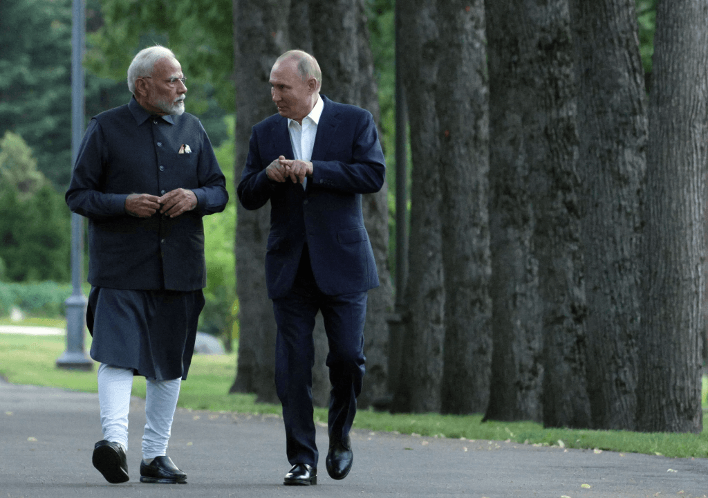 Why is Modi's trip to Russia significant?